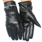 Womens Winter PU Leather Touchscreen Gloves Texting Warm Driving Gloves