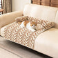Thick Plush Non Slip Pet Mat for Sofa Chair Window Seat-Coffee