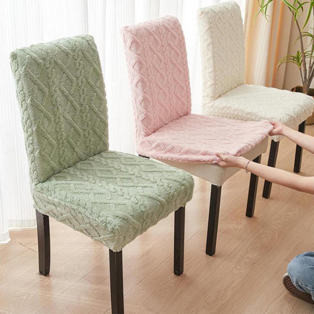 4Pcs Jacquard Chair Cover