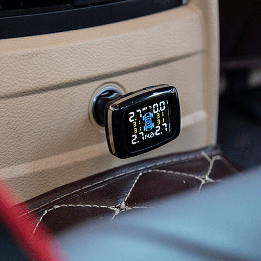 TM7 Wireless Cars Tire Pressure Monitoring System with 4 External Sensors