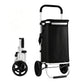 Folding Shopping Cart with Waterproof Oxford Bag Portable Utility Trolley