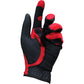 Stretch Breathable Washable Golf Glove with Slip Resistant Grip for Men Women-Red
