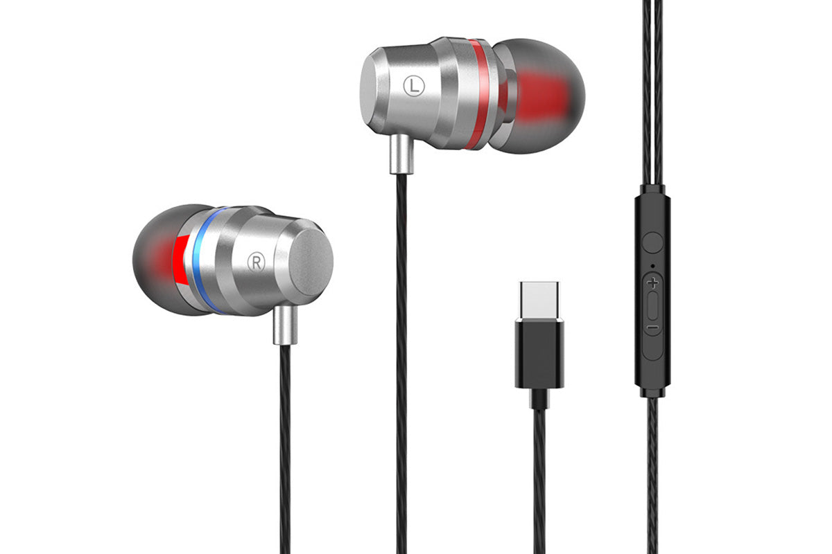 USB C Headphones Over Ear Hooks for iPhone 16 15 Pro Max Plus Samsung Galaxy S25