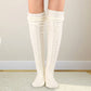 Womens Knitted Over Knee Socks for Fall and Winter Thick and Warm Long Stockings