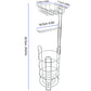 Freestanding Toilet Paper Holder with Storage Basket