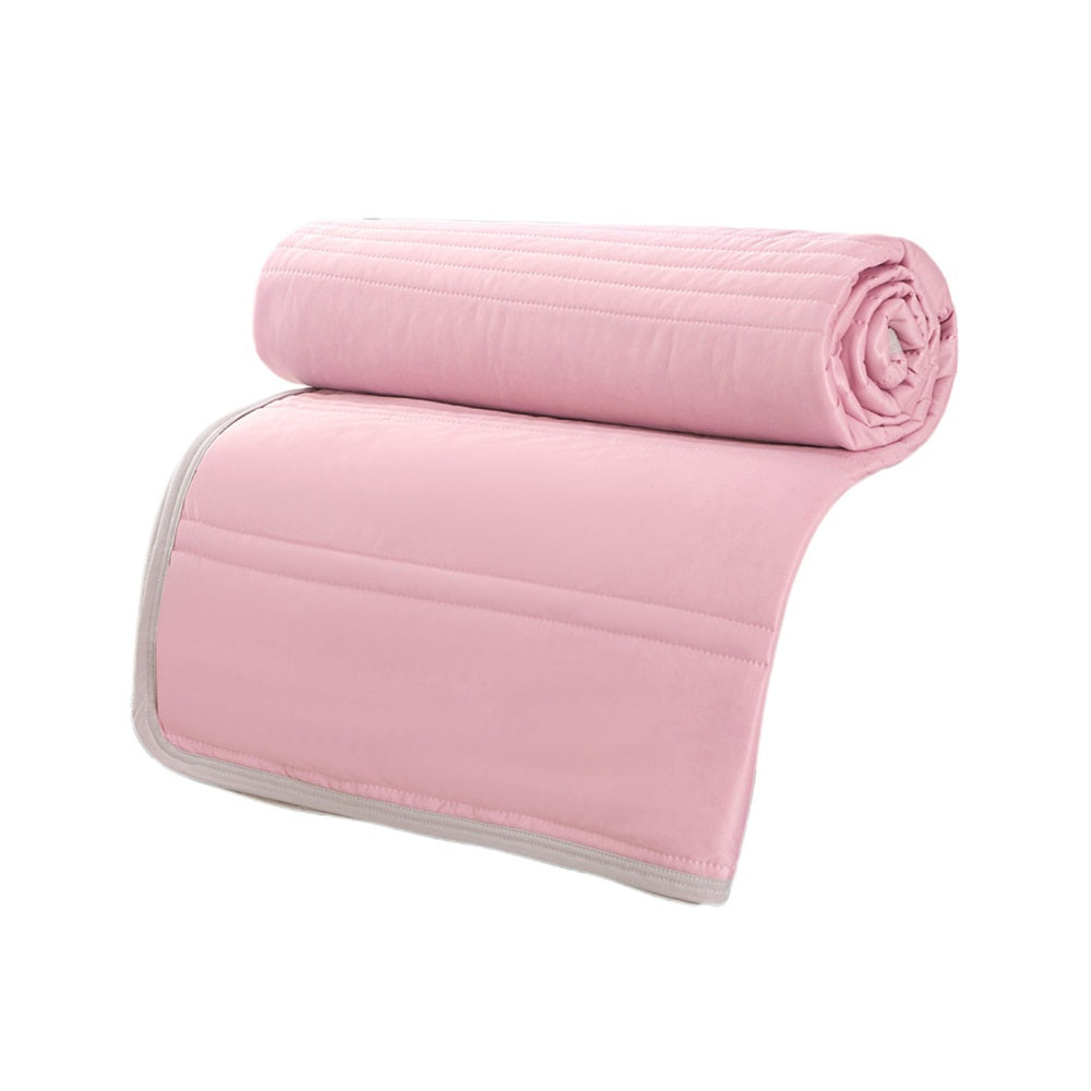 Cooling Summer Quilt Breathable Aircon Blanket-Pink