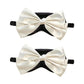 2Pcs Silk Bow Tie Relieve Fatigue Travel Eye Mask