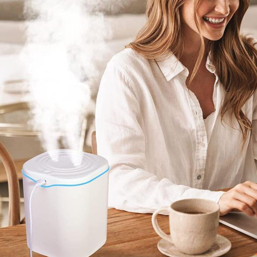 2L Household Air Humidifier Ultrasonic Cool Mist Steam Purifier