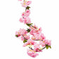 4Pcs Sakura Vine Artificial Silk Hanging Garland 2.3 m for Wedding and Home Decoration