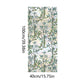 Static Cling Vintage Green Leaves Branches Pattern Cutting Privacy Window Sticker