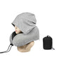 Hooded U Shaped Removable Travel Neck Pillow