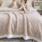 150X200cm Reversible Artificial Plush Blanket