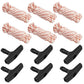 3pcs Starter Rope with Handle for Gas-Powered Equipment, 3m Length, High-Quality Replacement Set