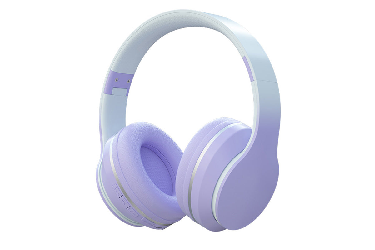 Foldable Wireless Headphones Over Ear Bluetooth Headset with Mic