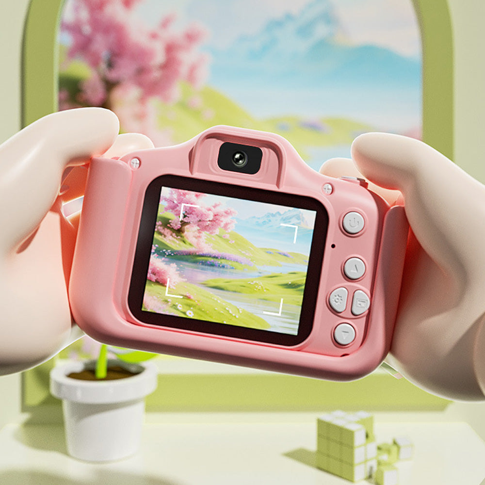 Kids Digital Camera Portable Digital Video Camera with 64G TF Card and Card Reader