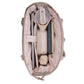 Women Handheld Tote Bag with Cup Holder Compartment and Luggage Sleeve for Travel Work