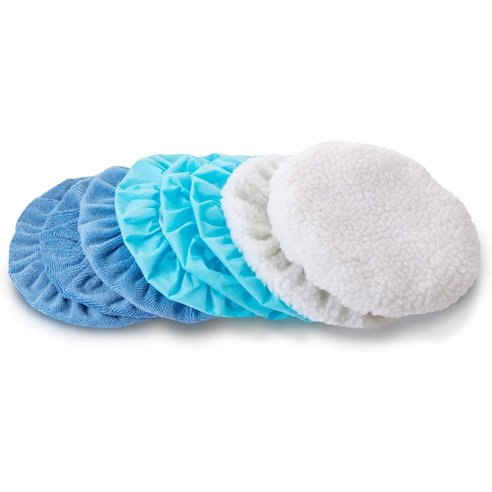 20 Piece Car Detailing Cleaning Polishing Pad and Fiber Cloth Set