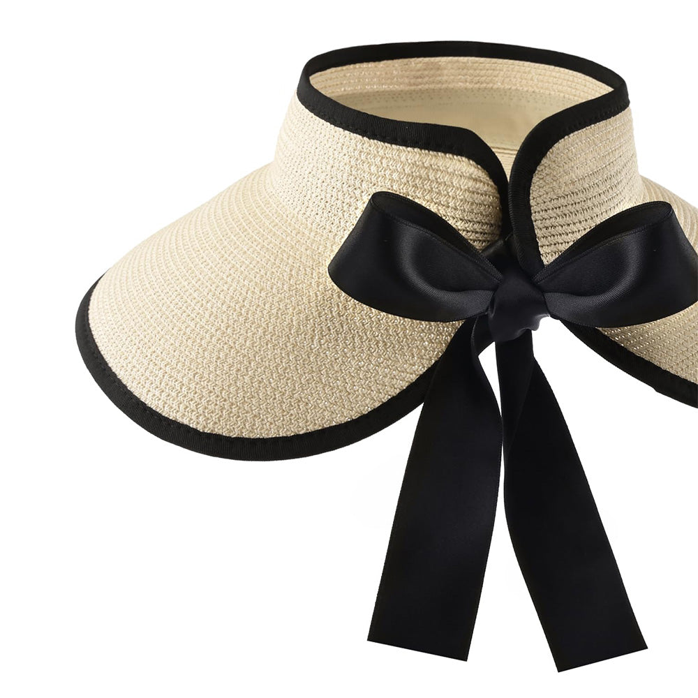 Foldable Adjustable Wide Brim Open Top Outdoor Sun Visor Hat