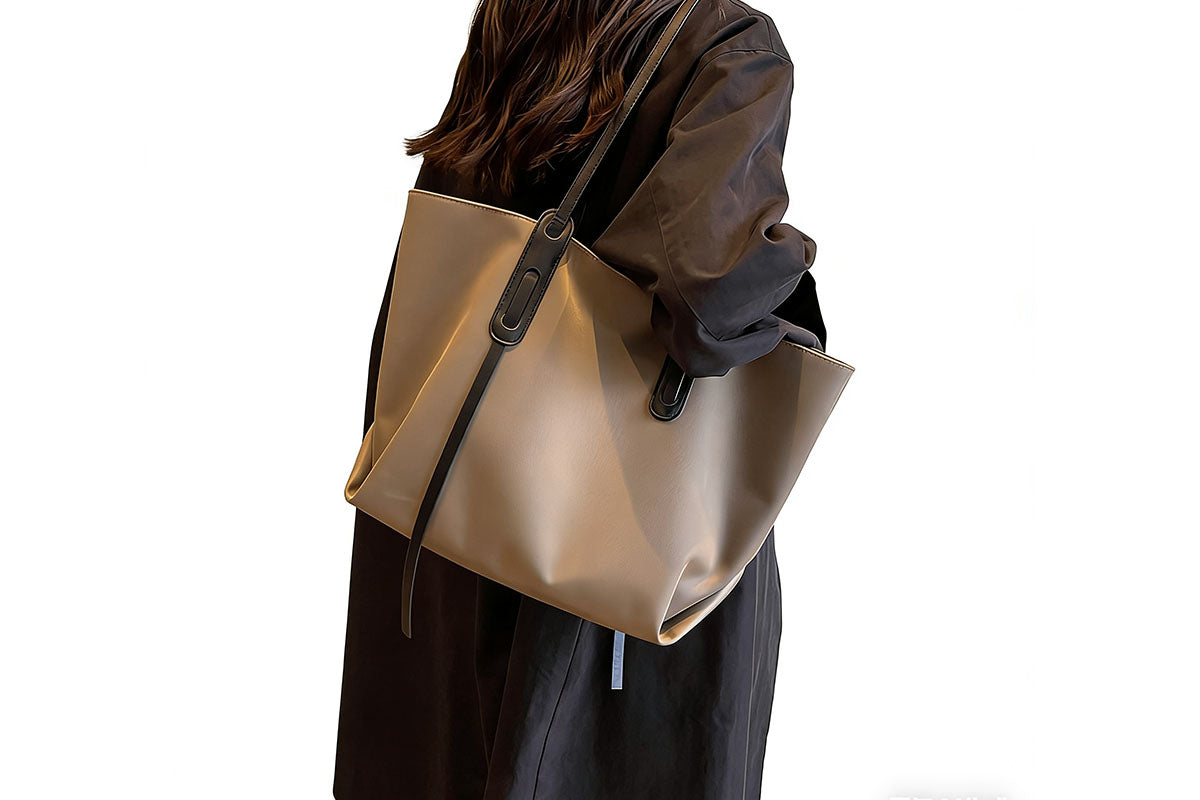 Large Capacity Tote Bag Laptop Shoulder Bag for Daily Commute Work School Shopping