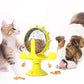 Interactive Pet Treats Dispenser Toy 360 Degrees Rotating Windmill Toy Slow Pet Feeder