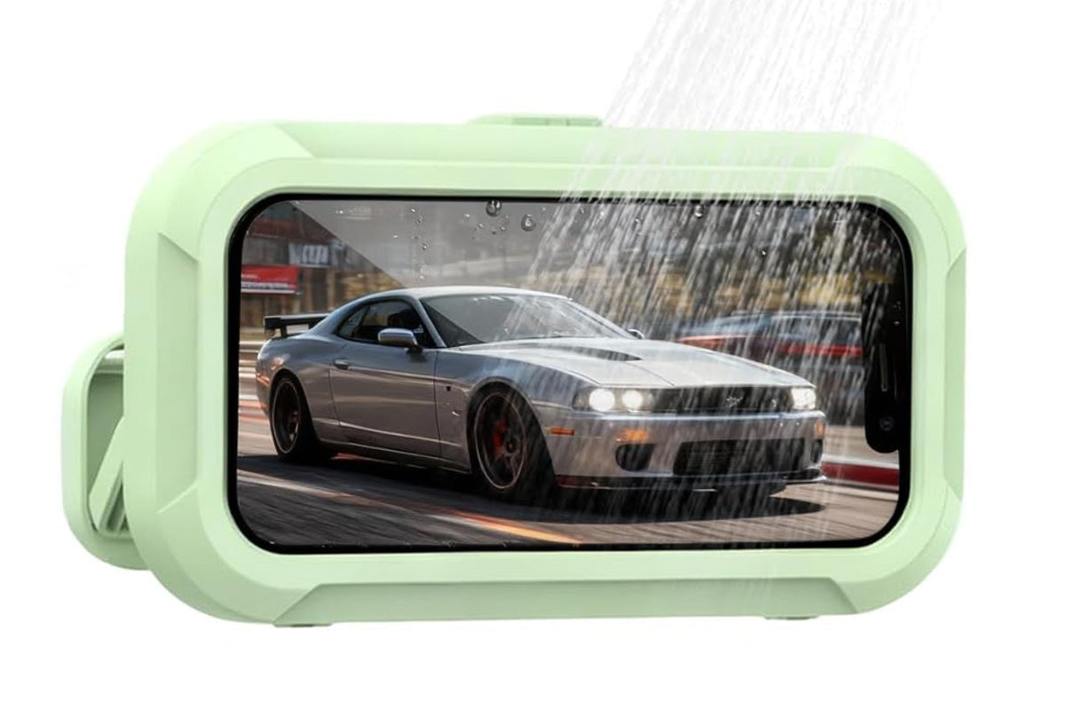 Waterproof Anti-Fog Rotating Shower Phone Holder for Bathroom Smartphone Case