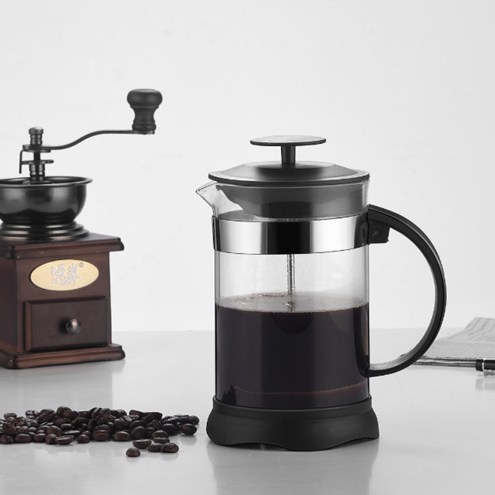 Kitchen Press Espresso Tea and Coffee Maker with Triple Filters