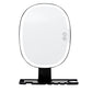 Bathroom Anti Fog Mirror with Lights Built In Shelf No Drilling Installation for Shower Room