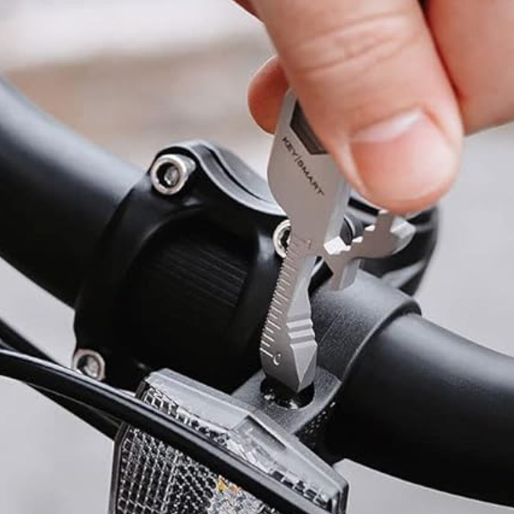 24-in-1 Key-shaped Multitool Keychain