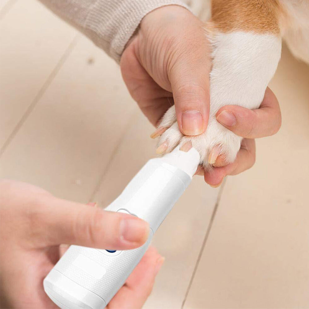 Electric Pet Grooming Clipper Claw Grinder Cat Dog Trimmer Tool