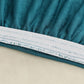 2Pcs Stretch Dining Chair Covers with Ruffled Skirt Stain and Wrinkle Resistant Fabric