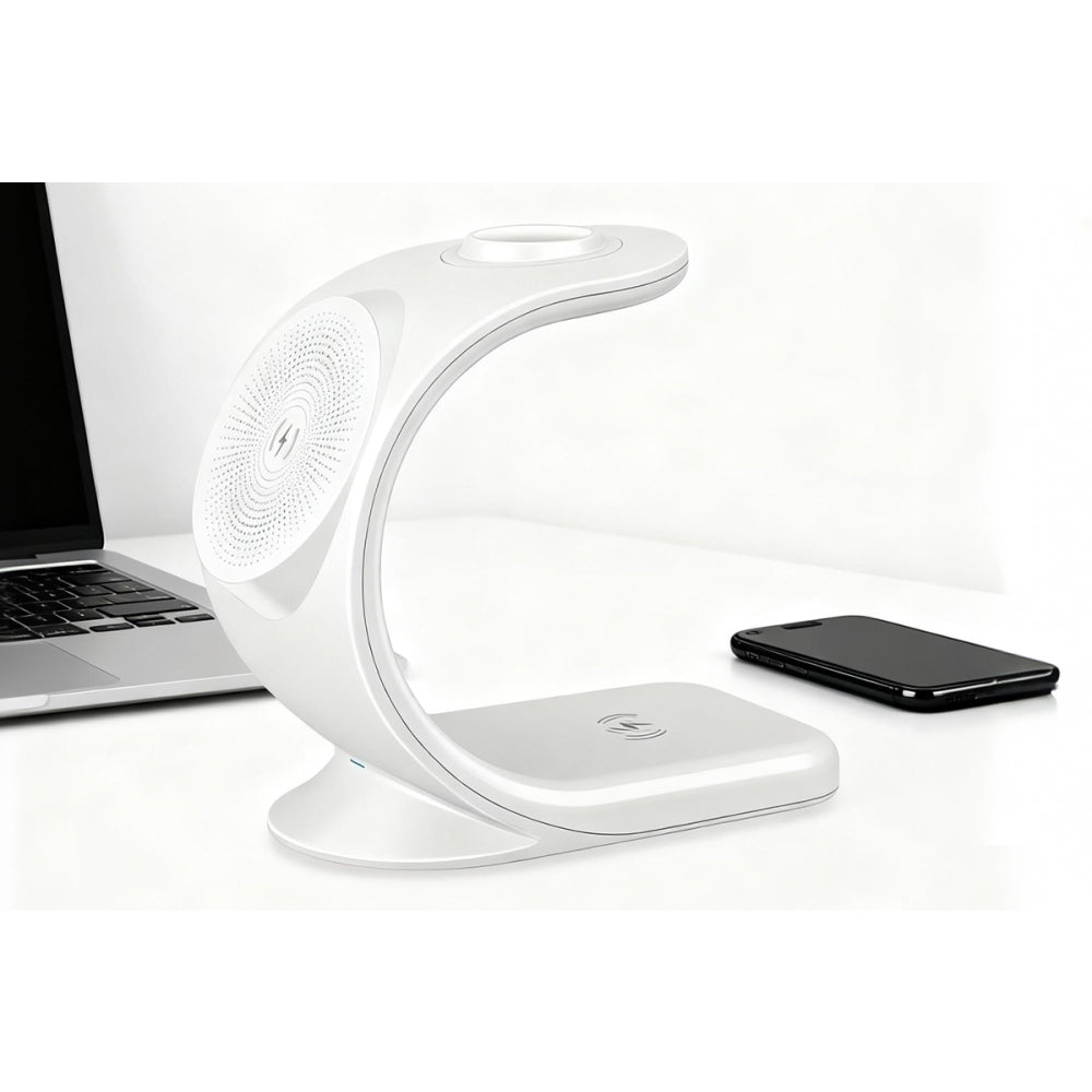 3 in 1 Wireless Charging Station for iPhone AirPods Apple Watch 15W Fast Charging Stand