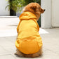 Warm Winter Pet Hoodie with Zipper Pockets