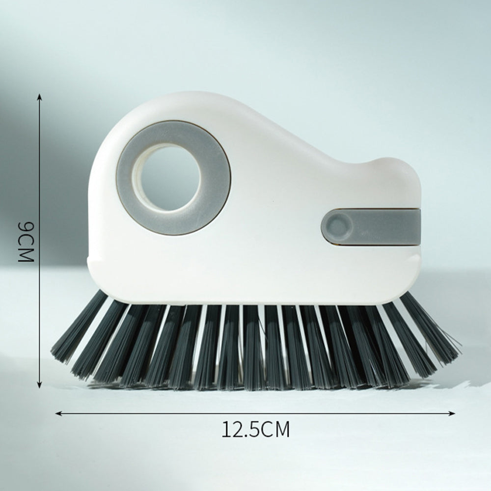 2Pcs 2-in-1 Window Track Groove Cleaning Brush with Hidden Scraper
