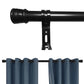 Adjustable Window Curtain Rods Set with Brackets