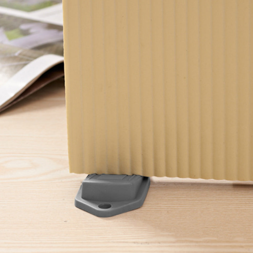 6PCS Door Wedge Stopper Rubber Grip Security Door Stoppers Wall Protector For Home