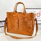 Corduroy Tote Bag Zipper Shoulder Bag Corduroy Crossbody Bag Square Handbag