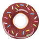 Cat Cone Soft Collar Adjustable Kitten Recovery Cones Cat Donut Collar-Dark Brown