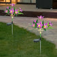 2Pcs 7 Head Solar Orchid Lamp