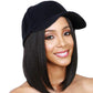 Adjustable Wig Hat Baseball Cap Short Hair Fashion Women Hat Sun Visor Cap