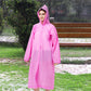 EVA Reusable Unisex Waterproof Hooded Raincoat