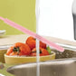 2Pcs Silicone Straw Cleaner Brush Non-slip Handle for Clearing Glass Smoothie Straws