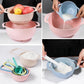 10Pcs Nested Mixing Bowls with Measuring Spoon