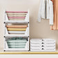 Stackable Plastic Storage Basket Foldable Closet Organizer Clothes Storage Drawer