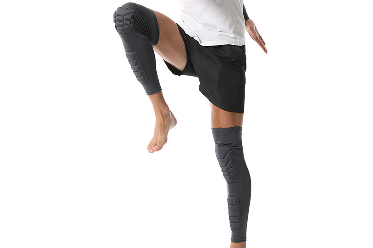 One Pair Knee Calf Padded Knee Braces Knee Sleeve Calf Shin Guard