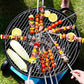 50Pcs 30cm Flat Long Stainless Steel Skewers for Grilling