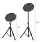 20cm Rubber Practice Drum Pad with Drum Stand