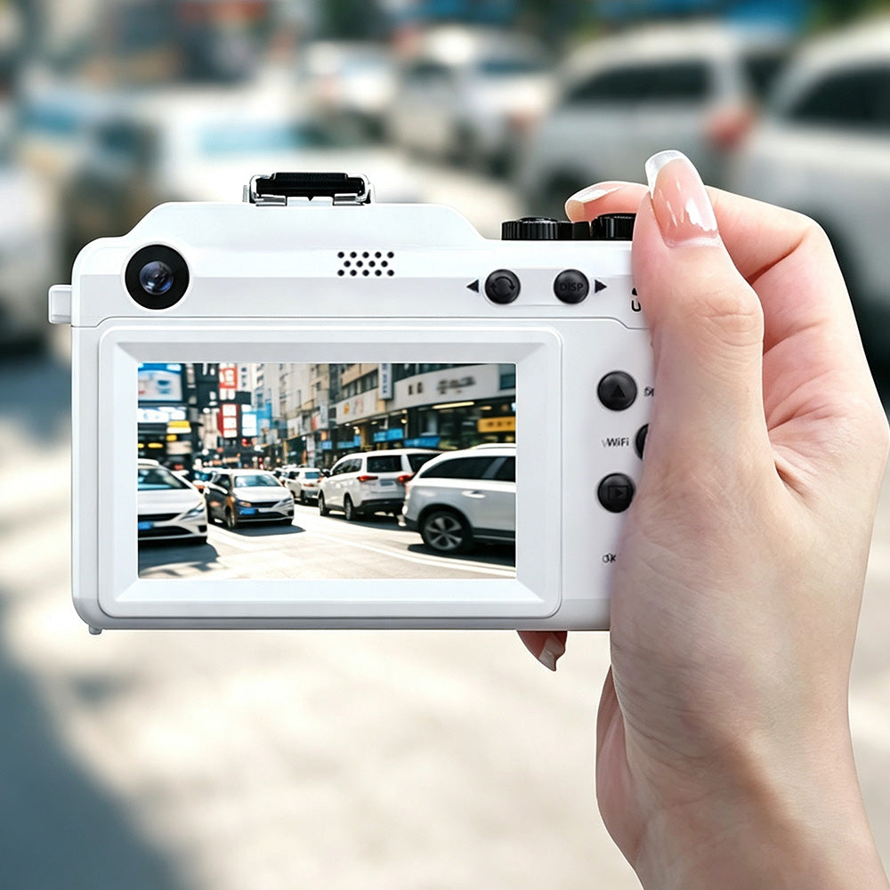 8K Digital Camera 18X Zoom Dual Lens Camera for Beginners Vlogging