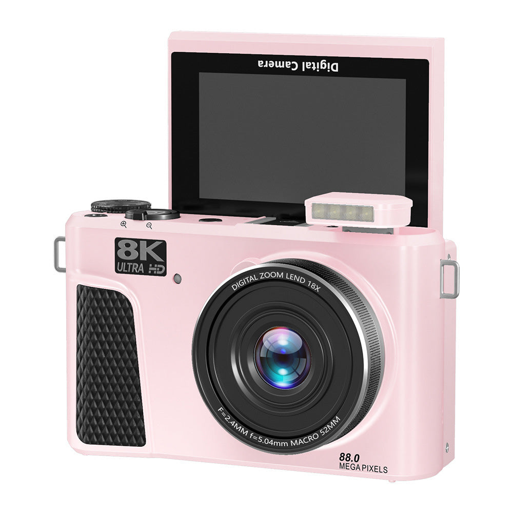Digital Camera with Flip Screen WIFI Remote Control Vlogging Camera