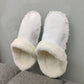 2Pcs Winter Fleeced Liner Insoles for Slipper