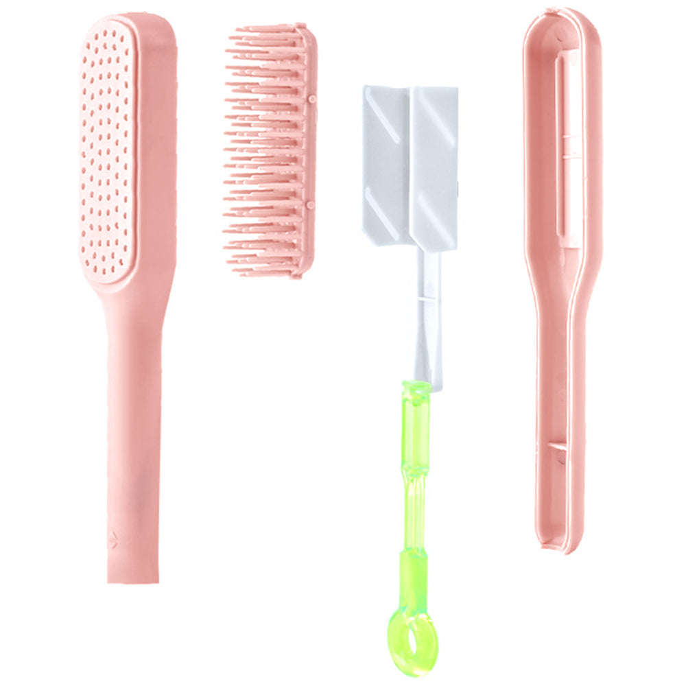 Self-Cleaning Anti-Static Scalable Rotate Lifting Hair Comb